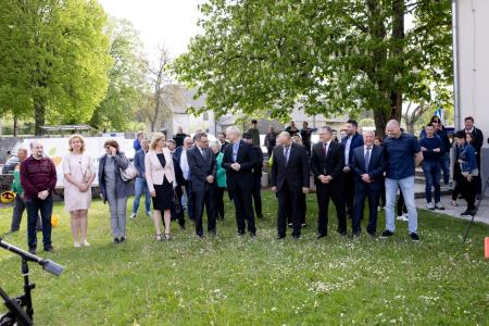 POSTAVITEV TEMELJNEGA KAMNA V ŠMIHELU 9.5.2022 - Valter Leban-7023